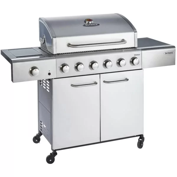 Outback Stainless Steel 6 Burner Gas BBQ