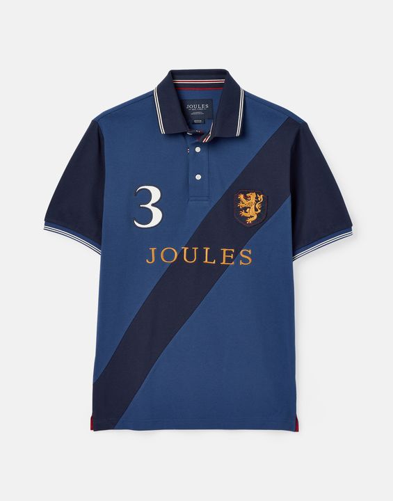 Joules Polo embellished blue
