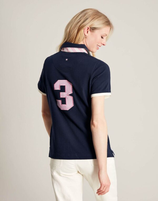 Navy / Green / Pink Beaufort Polo Shirt by Joules | Torne Valley