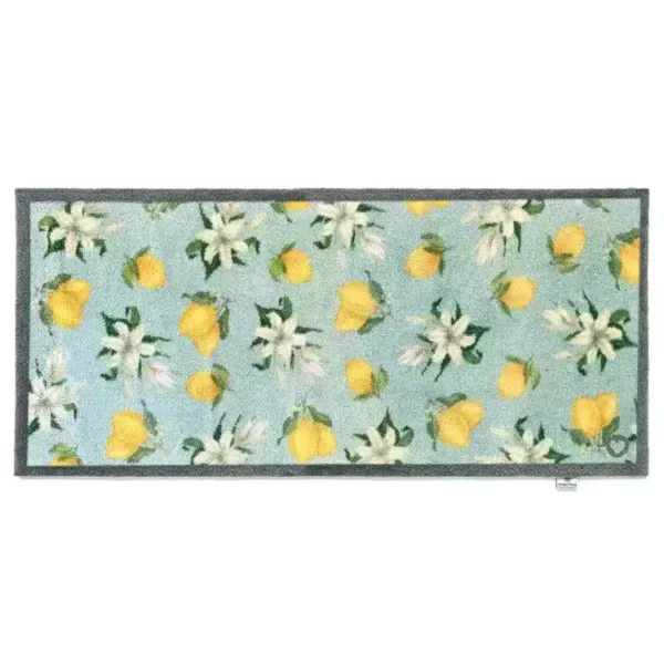 Lemons and Lilies Hug Rug Runner