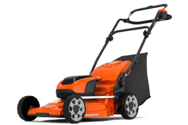 Husqvarna LC 142i with battery mower lawn