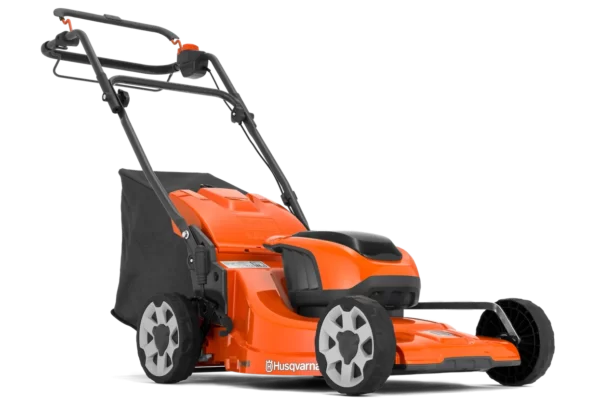 Front view of Husvqarna Mower LCI142iS Lawnmower