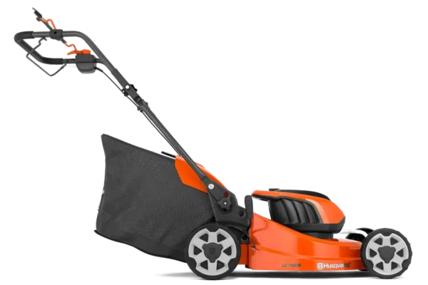 Side view of Husqvarna LC142iS Mower