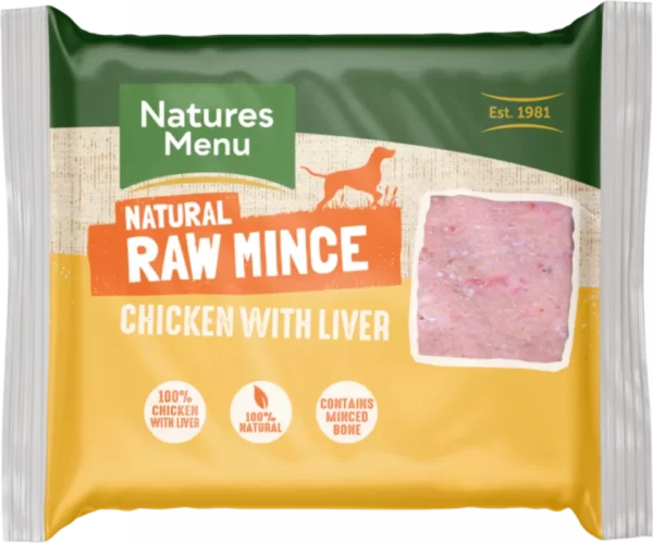 Raw Mince chicken with liver