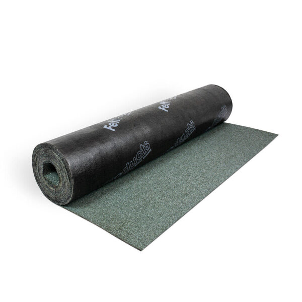 Huracan Green Mineral ULTRA HEAVY DUTY Green Polyester Shed Roofing Felt - Huracan 250 SBS - 10m x 1m