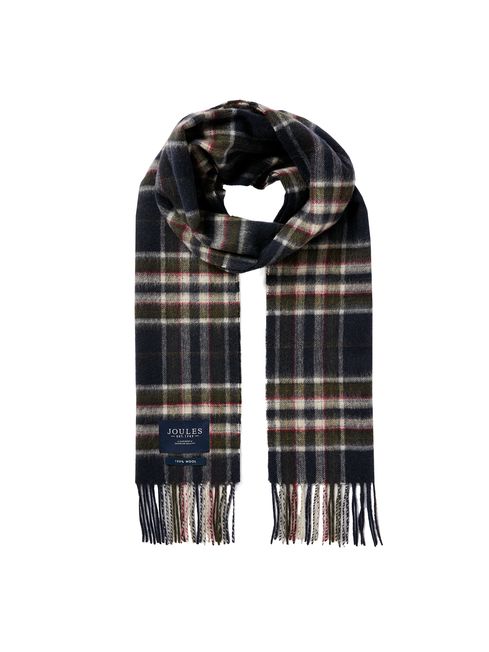 Scarf joules men Tytherton Navy Blue Wool Scarf