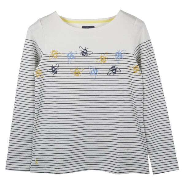 Joules Womens Harbour Embroidered Long Sleeve Jersey Top