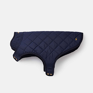 Joules Quilted Dog Coat in Navy