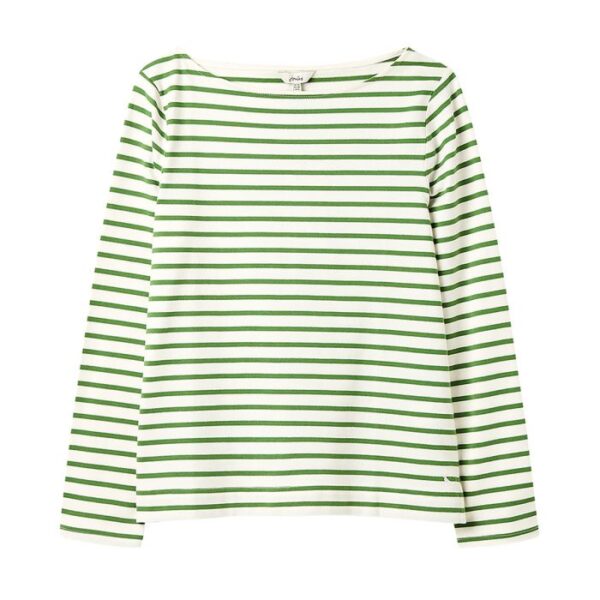 Joules Brancaster Green Striped Top