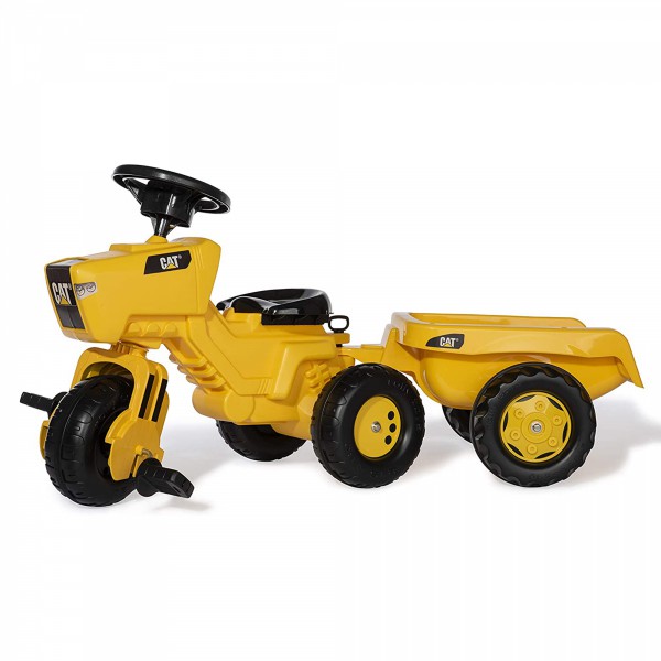 CAT Trio Tractor with Electronic Steering Wheel & Detachable Trailer | Torne Valley