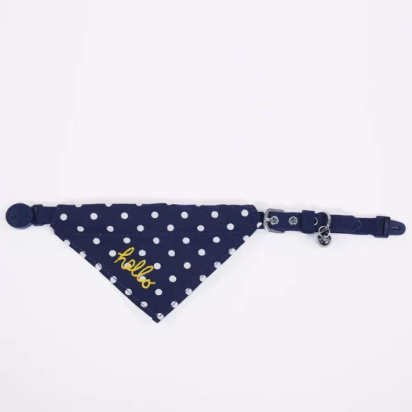 Joules Cat Collar neckerchief hello