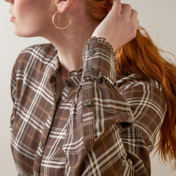 ARIAT CLARION BLOUSE MOLE PLAID | Torne Valley