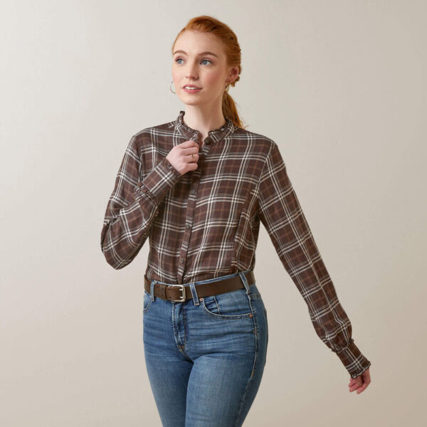 ARIAT CLARION BLOUSE MOLE PLAID | Torne Valley