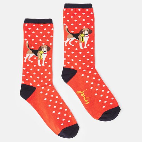 JOULES ECO VERO SOCKS RED DOG