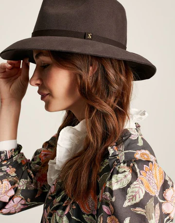 JOULES SOFT FEDORA DARK BROWN | Torne Valley