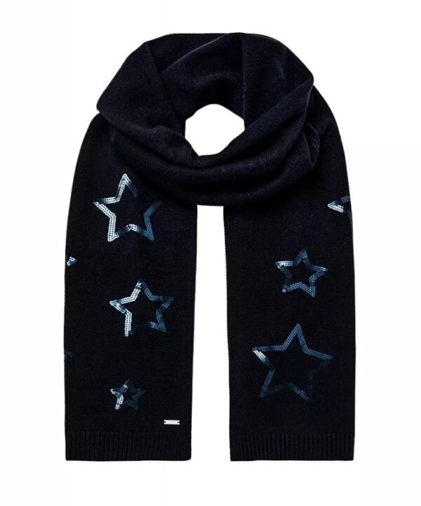 JOULES TILDA SCARF NAVY STAR | Torne Valley