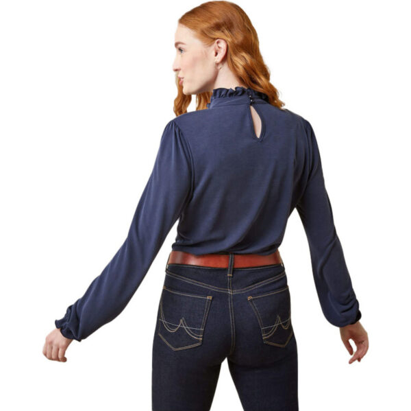 WOMENS INVERNESS TOP NAVY ARIAT | Torne Valley