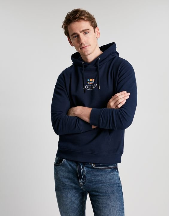 JOULES COASTAL HOODIE NAVY | Torne Valley