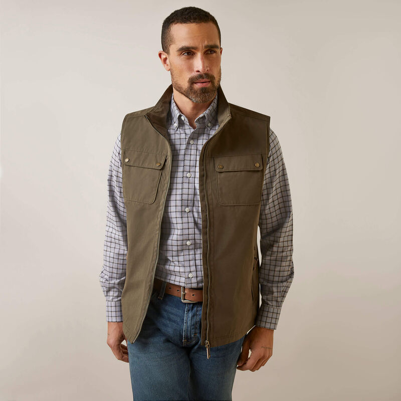 Ariat Mens Insulated Gilet in Earth | Torne Valley