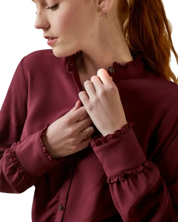 ARIAT CLARION BLOUSE TAWNY | Torne Valley