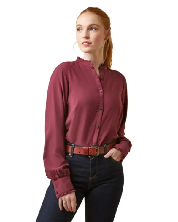 ARIAT CLARION BLOUSE TAWNY | Torne Valley