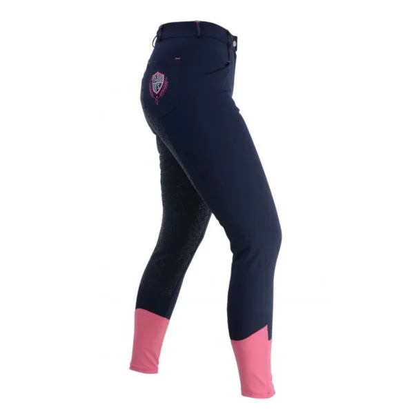 Learmouth Breeches Navy/Raspberry | Torne Valley