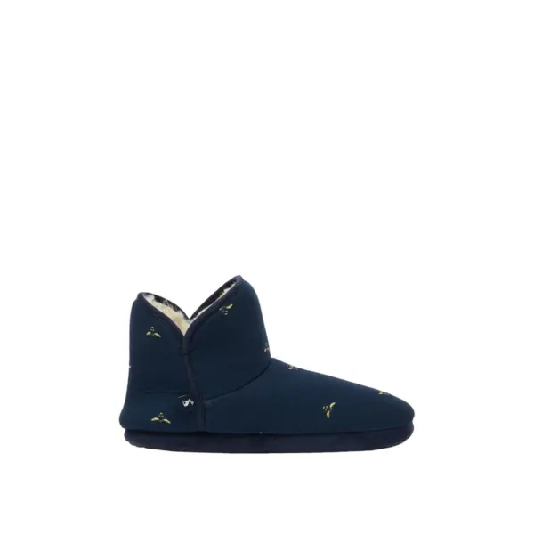 JOULES CABIN LUXE SLIPPER NAVY BEES | Torne Valley
