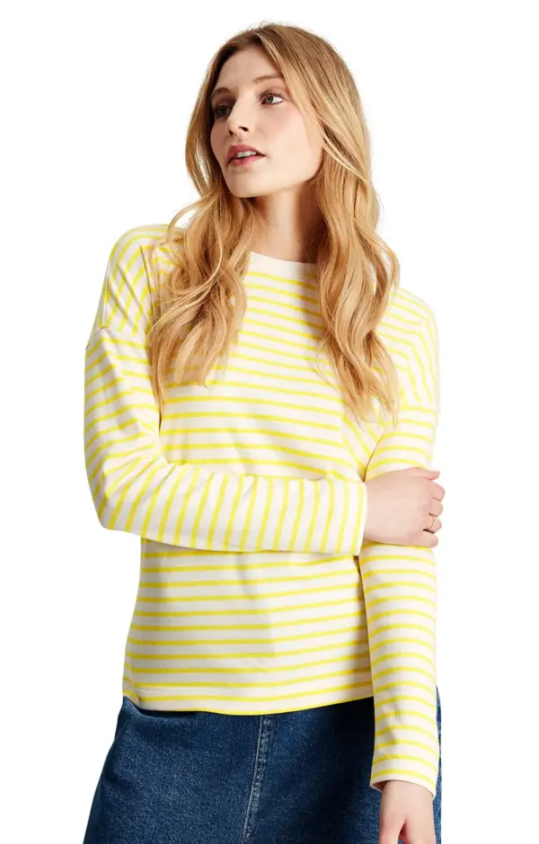 JOULES ESTHER T SHIRT YELLOW | Torne Valley