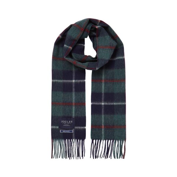 JOULES TYTHERTON SCARF GREEN CHECK | Torne Valley