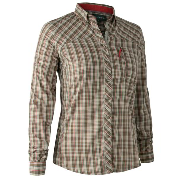 Lady Heather Shirt Red Check