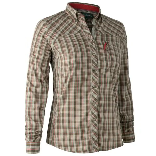 Lady Heather Shirt Red Check