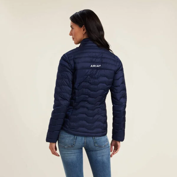 WOMENS IDEAL DOWN JACKET NAVY - Image 2