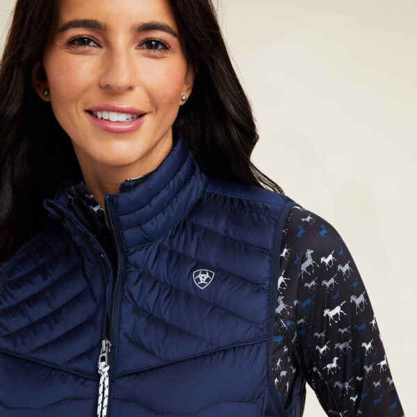 WOMENS IDEAL DOWN VEST NAVY | Torne Valley