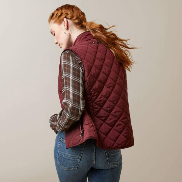 WOMENS WOODSIDE VEST TAWNY - Image 2