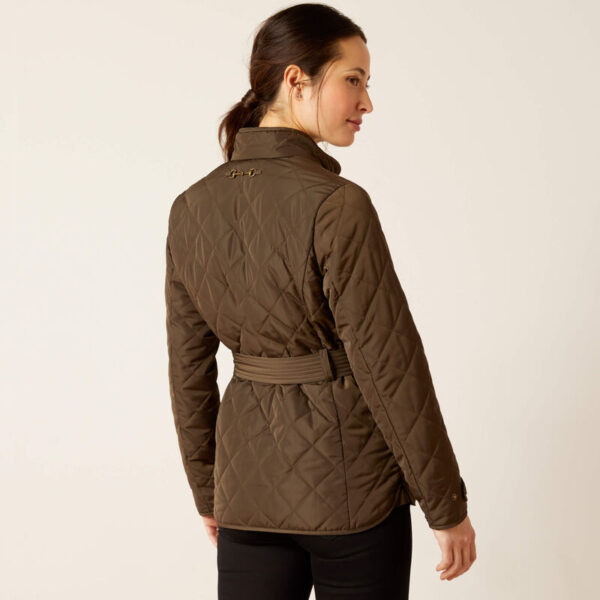Womens Woodside Jacket Earth Green - Image 2