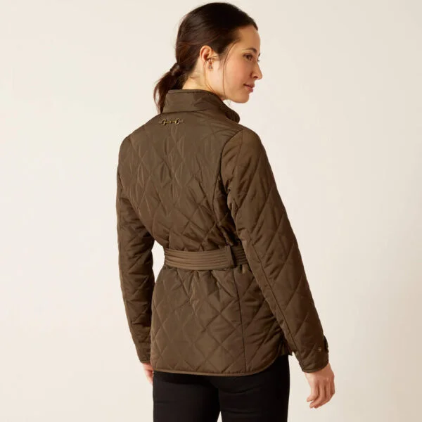 Womens Woodside Jacket Earth Green - Image 2