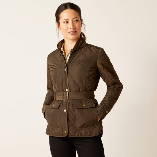 Womens Woodside Jacket Earth Green