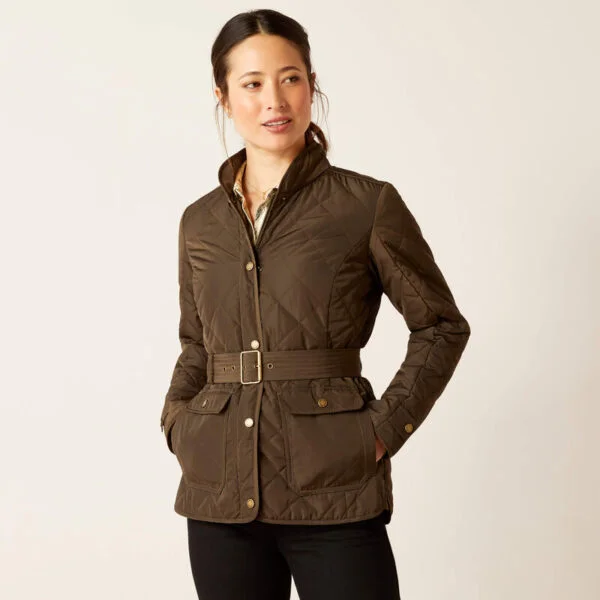Womens Woodside Jacket Earth Green
