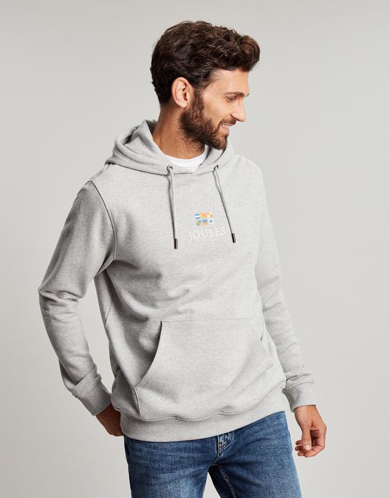 JOULES COASTAL HOODIE GREY | Torne Valley