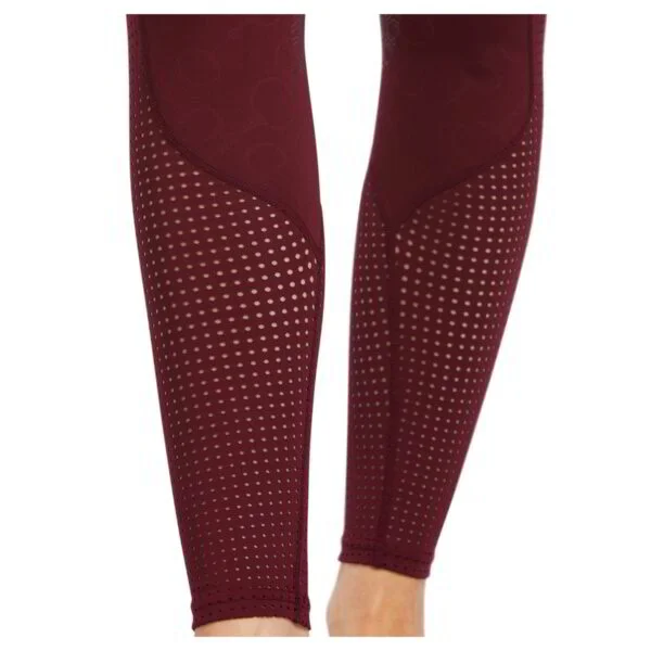 Ariat Women's EOS Full Seat Tights - Zinfandel Bit Print Emboss - Image 3