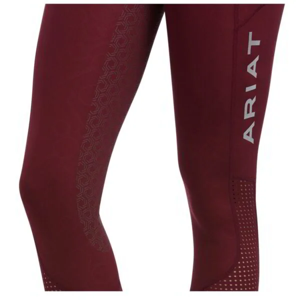 Ariat Women's EOS Full Seat Tights - Zinfandel Bit Print Emboss - Image 4