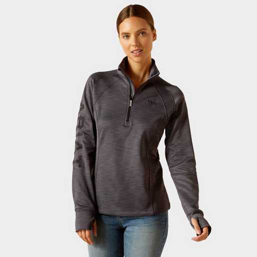 ARIAT TEK TEAM 1/2 ZIP SWEATSHIRT EBONY | Torne Valley