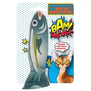 Bam catnip Fish Toy