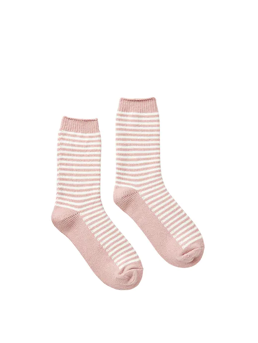 JOULES SHORTIE SOCKS PINK STRIPE | Torne Valley