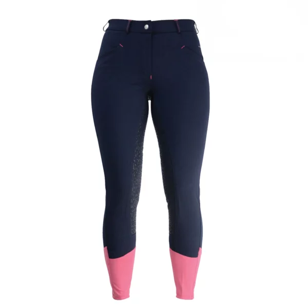 Learmouth Breeches Navy/Raspberry