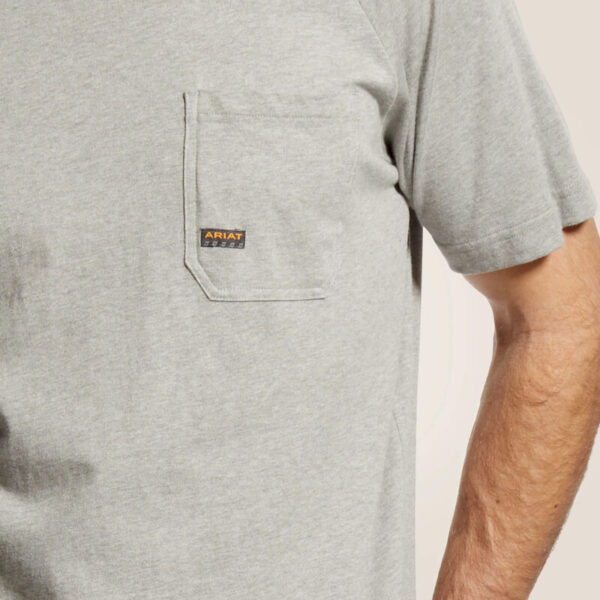 ARIAT REBAR T SHIRT GREY | Torne Valley