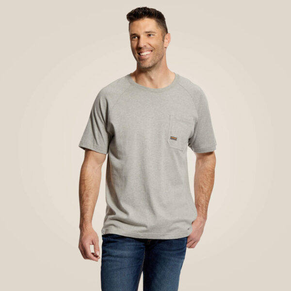 ARIAT REBAR T SHIRT GREY | Torne Valley