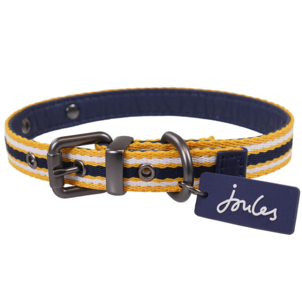 JOULES NAVY COASTAL DOG COLLAR XL | Torne Valley