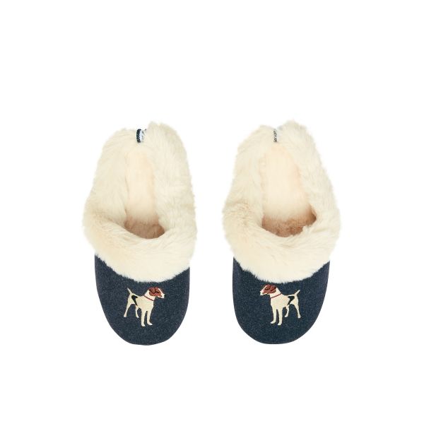JOULES SLIPPET LUXE NAVY | Torne Valley