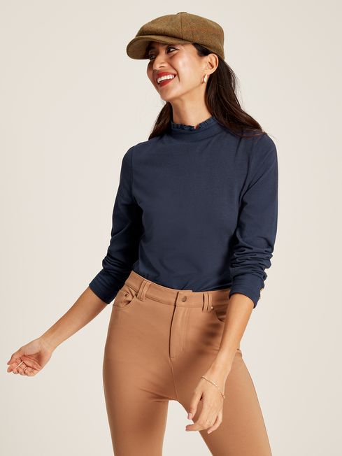 JOULES AMY NAVY TOP | Torne Valley